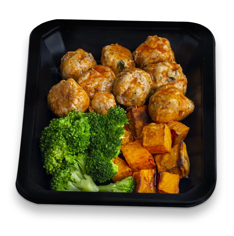 Buffalo Chicken Meatballs | Low Calorie Menu